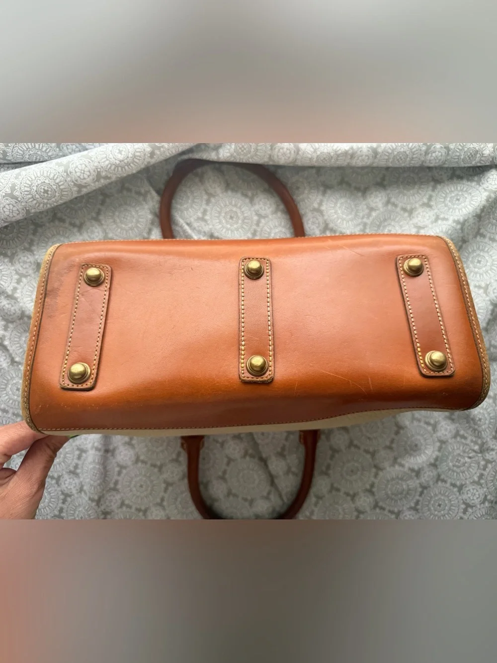Vintage 1994 Dooney & Bourke All Weather Leather Satchel USA Made
